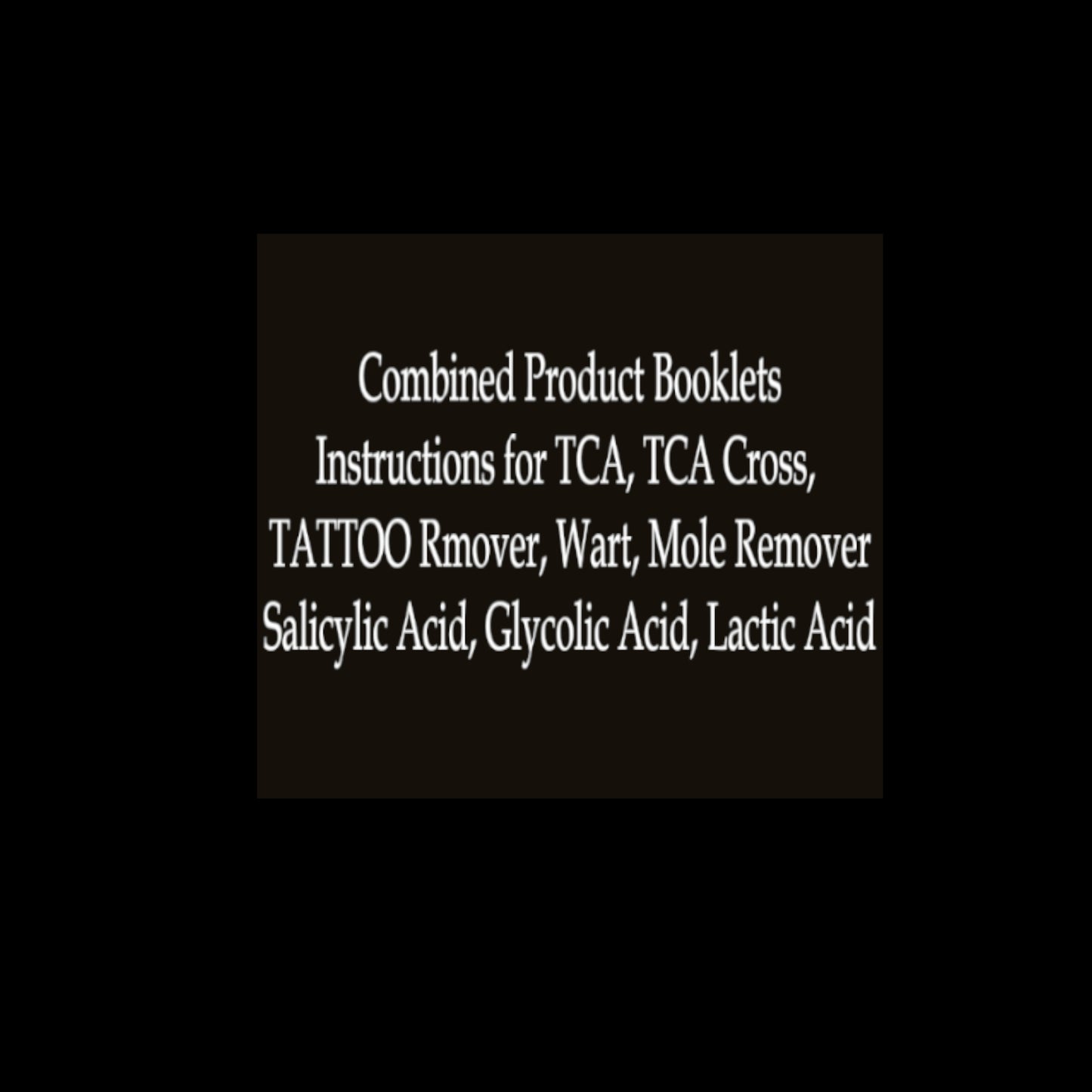 Complete Combined Peel Instruction Booklet