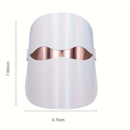 LED Color Light Facial Skin Care Mask, Compact & Portable Skin Care Tool