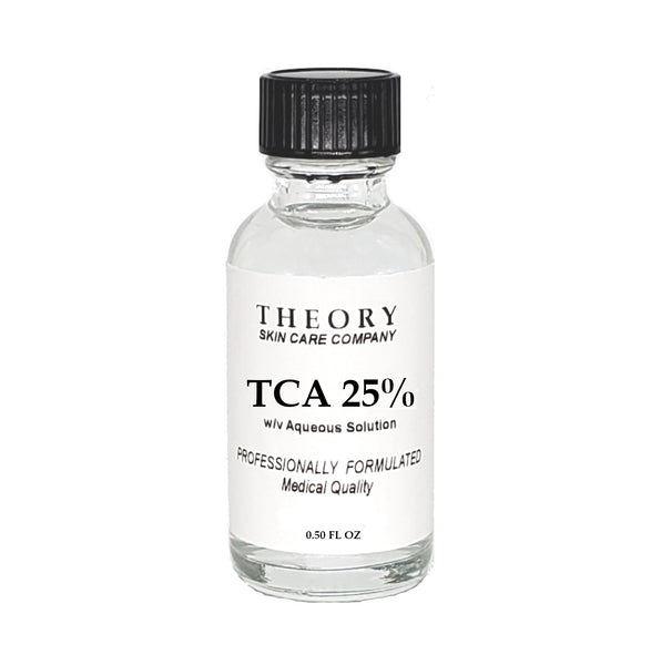 TCA, Trichloroacetic Acid, 25%, (Half Oz) .50 oz / 15ml TCA Solution