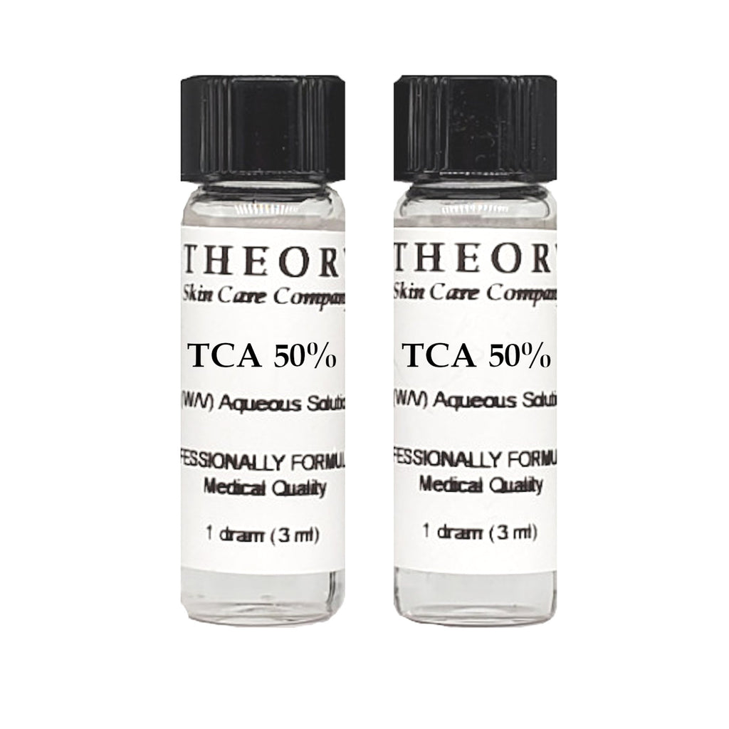 TCA, Trichloroacetic Acid, 50%, 2-1 Dram Vials Peel Solution